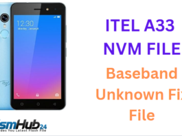 ITEL A33 NVRAM NVDATA FILE