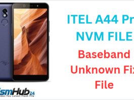 ITEL A44 Pro NVRAM NVDATA FILE